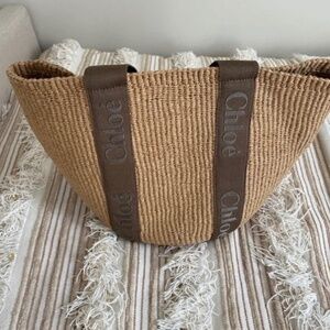 Chloe Mifuko Raffia tote